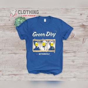 Green Day Rock Band Instrumentals Unisex T Shirt Green Day World Tour Ticket 2023 Shirts Green Day Concert Green Day Nimrod Shirt Billie Joe Armstrong Tee3