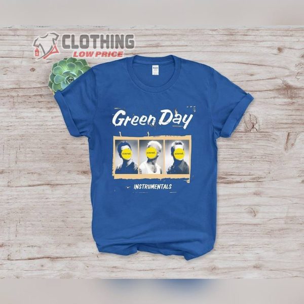 Green Day Rock Band Instrumentals Unisex T-Shirt, Green Day World Tour Ticket 2023 Shirts, Green Day Concert, Green Day Nimrod Shirt, Billie Joe Armstrong Tee