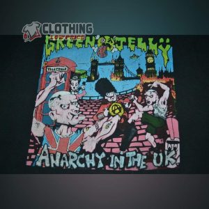 Green Jelly Vintage Shirt Anarchy In The Uk Tour T Shirt Green3