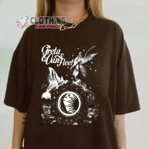 Greta Van Fleet Dream In Gold Tour 2023 Shirt Greta Van Fleet New Album T Shirt Rock Band Greta Van Fleet Starcatcher Tour Setlist Shirt2