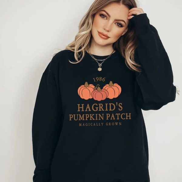 Hagrid’S Pumpkin Patch Sweatshirt, Family Matching Halloween Shirt, Pumpkin Patch Wizard Sweatshirt