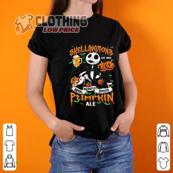 Halloween 2023 Trends Shirt, Halloween Jack Skellington Est 1993 Royal Craft Spiced Pumpkin Ale Shirt, Halloween Jack Skellington Merch