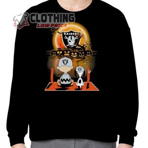 Halloween 2023 Trends T Shirt Official Snoopy And Charlie Brown Pumpkin Las Vegas Raiders Halloween Moon 2023 Hoodie Snoopy Halloween Hallmark Merch 3