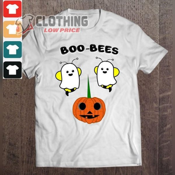 Halloween Boo Bees Shirts, This Halloween Wear The Boobees Essential T- Shirt, Cute Bee Ghost Costume Poster Merch