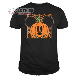 Halloween Disney Mickey Mouse Pumpkin 2023 Merch, Pumkin Mouse Shirt, Happy Halloween 2023 Tee, Halloween Disney Mickey Mouse T-Shirt