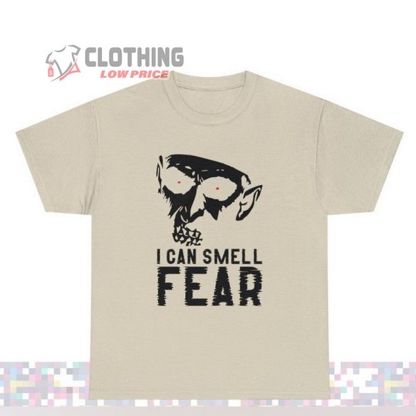 Halloween I Can Smell Fear Shirt, Halloween Horror Nights Shirt, Halloween Vampire Tee Shirt, Vampire Face Fear Shirt, Halloween Gift For Friends