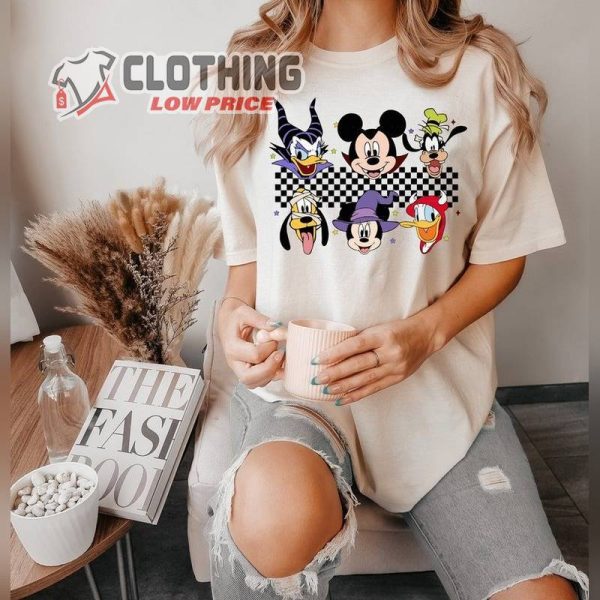 Halloween Mickey Mouse And Friends Shirt, Retro Scary Disney Dog Halloween Shirt, Cute Disney Spooky Shirt