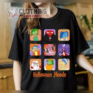 Halloween Moods Disney Inside Out Characters Shirt, Halloween Mummy Witch Shirt, Spooky Season, Disneyland Halloween Matching Shirts, Halloween 2023 Shirt