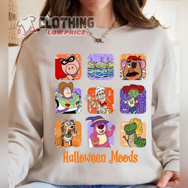 Halloween Moods Disney Toy Story Characters Shirt, Spooky Season, Disneyland Halloween Matching Shirts, Best Halloween Costumes Merch