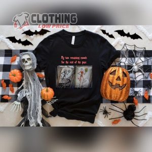 Halloween Moods Shirt Jack Skellingtons 2 Holiday Moods Halloween And Christmas Shirt Spooky Season Best Halloween Costumes Merch 1