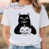 Halloween Shirt Funny Cat Ghost T- Shirt, Cute Halloween Shirt, Halloween Cat Shirt Spooky Season Tee, Halloween Spending 2023 Merch