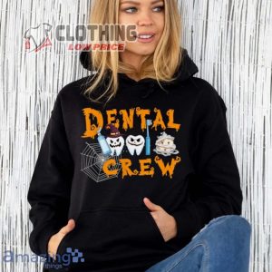 Happy Halloween 2023 Shirt Dental Boo Crew Halloween Dentist Assistant Dental Squad Shirt Funny Halloween Costumes 2023 Merch 1