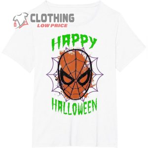 Happy Halloween Shirt Marvel Spider Man Mask Scary Halloween T Shirt3