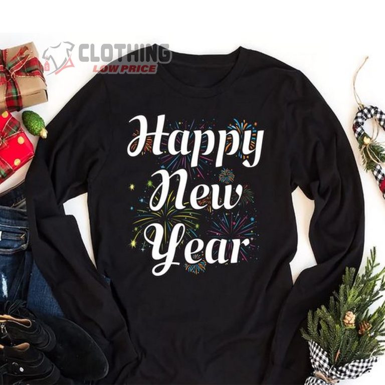 Happy New Year 2024 Long Sleeve T Shirt New Year 2024 Firework   Happy New Year 2024 Long Sleeve T Shirt New Year 2024 Firework Decoration Sweatshirt 2024 New Years Long Sleeve 2 768x768 