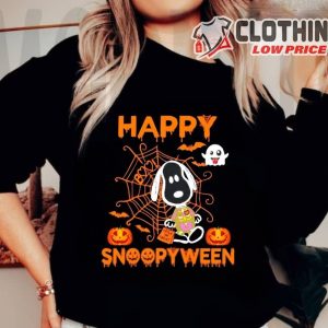 Happy Snoopyween Halloween Sweateshirt, Halloween Spending 2023 Hoodie, Snoopy Halloween 2023 Merch