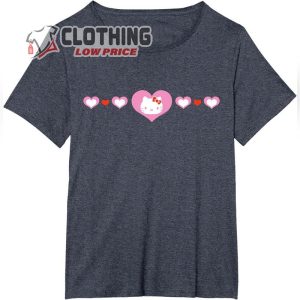 Hello Kitty Cute Hearts T Shirt2