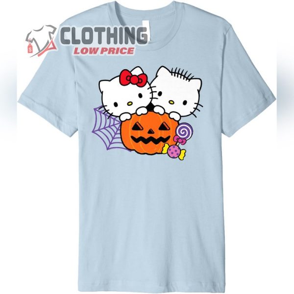 Hello Kitty Dear Daniel Perfect Pair Candy Scary Pumpkin Spider Halloween Premium T-Shirt