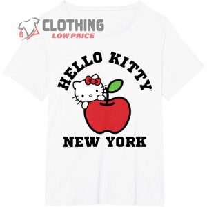 Hello Kitty New York Big Red Apple Cute Tee Shirt1