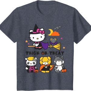 Hello Kitty Pumpkin and Friends Halloween Tee Shirt T Shirt