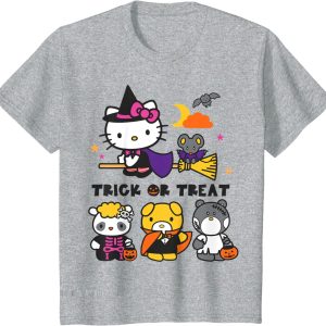 Hello Kitty Pumpkin and Friends Halloween Tee Shirt T Shirt1