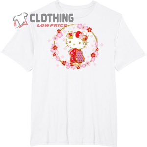 Hello Kitty Sakura Spring Cute Flower T Shirt