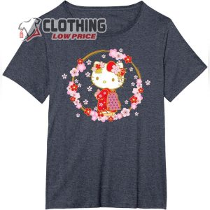 Hello Kitty Sakura Spring Cute Flower T Shirt2