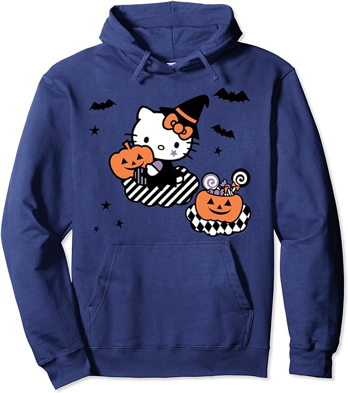 Hello Kitty Trick or Treat Halloween Hoodie amazon