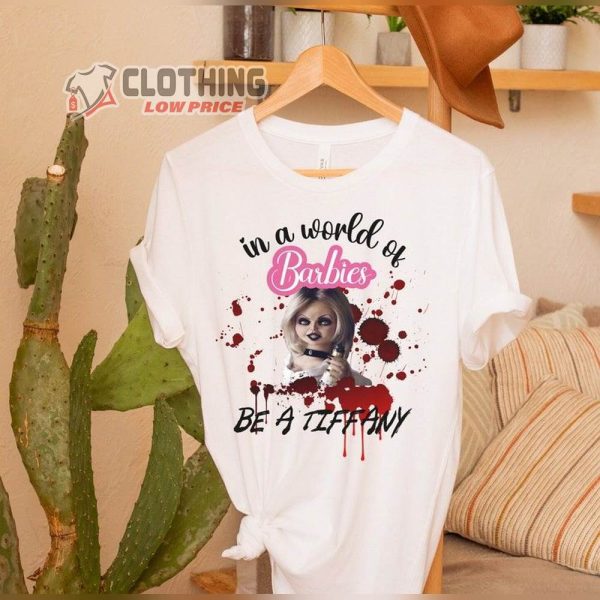 Horror Lover Babies T-Shirt, Tiffany Chucky Shirt, Creepy Bloody Halloween Tee, Creepy Halloween Tee Shirt, Spooky Season, Bride Of Chuckie, Scary Movie Tee