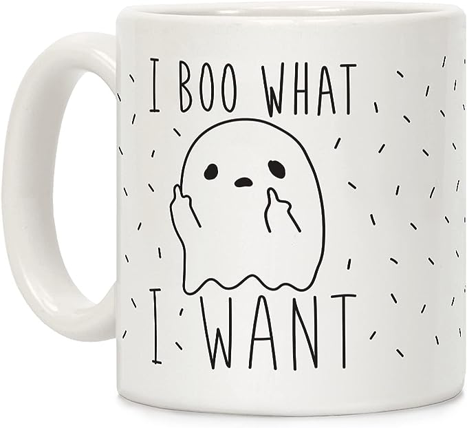 I Boo What I Want Ceramic Coffee Mug amazon