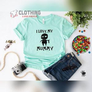 I Love My Mummy Halloween Tee Mummy Shirt I Love My Mummy Tee Cute Halloween Party Sweatshirt1 2