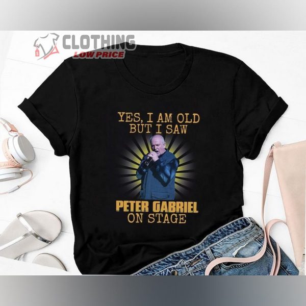 I Saw Peter Gabriel On Stage Shirt, Peter Gabriel Vintage Shirt, Peter Gabriel Fan Shirt, Peter Gabriel I-O The Tour 2023, Peter Gabriel Fan Gift
