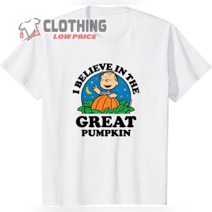 I believe in the Great Pumpkin Shirt Peanuts Pumpkin Halloween Tee1