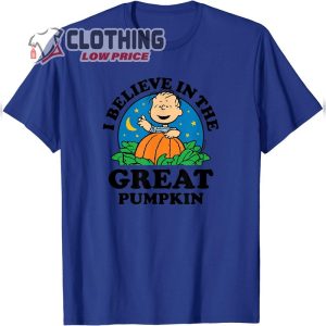 I believe in the Great Pumpkin Shirt Peanuts Pumpkin Halloween Tee2