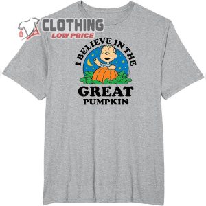 I believe in the Great Pumpkin Shirt Peanuts Pumpkin Halloween Tee3