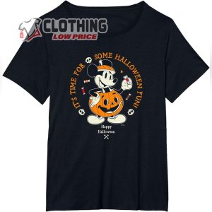 It’s Time For Some Halloween Fun Halloween, Disney Mickey Mouse Time for Halloween Fun Pumpkin Costume T-Shirt