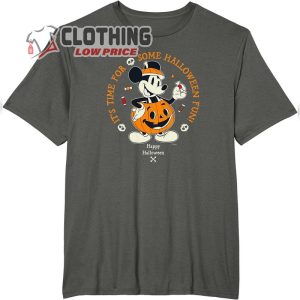 It’s Time For Some Halloween Fun Halloween, Disney Mickey Mouse Time for Halloween Fun Pumpkin Costume T-Shirt