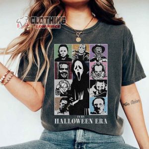 In My Halloween Era Shirt, Horror Movie Character Shirt, Eras Tour Halloween Tee, Halloween Costume, Horror Movie T-Shirt, Halloween Gift