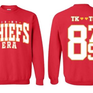In The Chief’s Era Shirt, Kelce Swift Love Tee, Travis Kelce Taylor Swift Sweatshirt, Kansas City Football Chiefs Merch, Kelce Eras Tour Tee