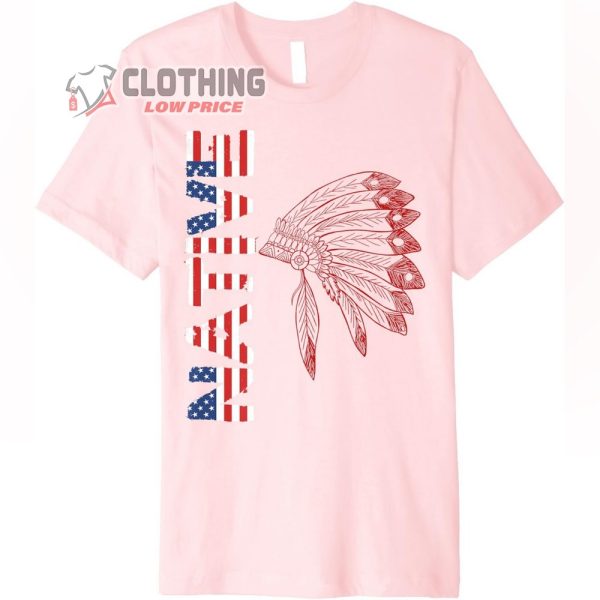 Indigenous Peoples Native American Day 2023 Merch,  Anti Columbus Premium T-Shirt, Anti Columbus Shirt, Indigenous Day Tee Gift