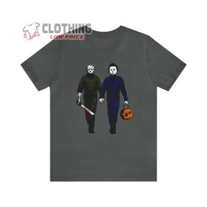 Jason Vorhees Michael Myers Halloween Shirt,  Horror Movie T-Shirt, Trick Or Treat Tee For Men Women