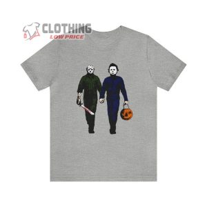 Jason Vorhees Michael Myers Halloween Shirt Horror Movie T Shirt Trick Or Treat Tee For Men Women1 3