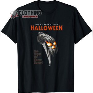 John Carpenters Halloween Movie Poster Shirt Michael Myers Horror Movie Shirt Horror Movie Poster Shirt Trick Or Treat Shirt Halloween Shirt