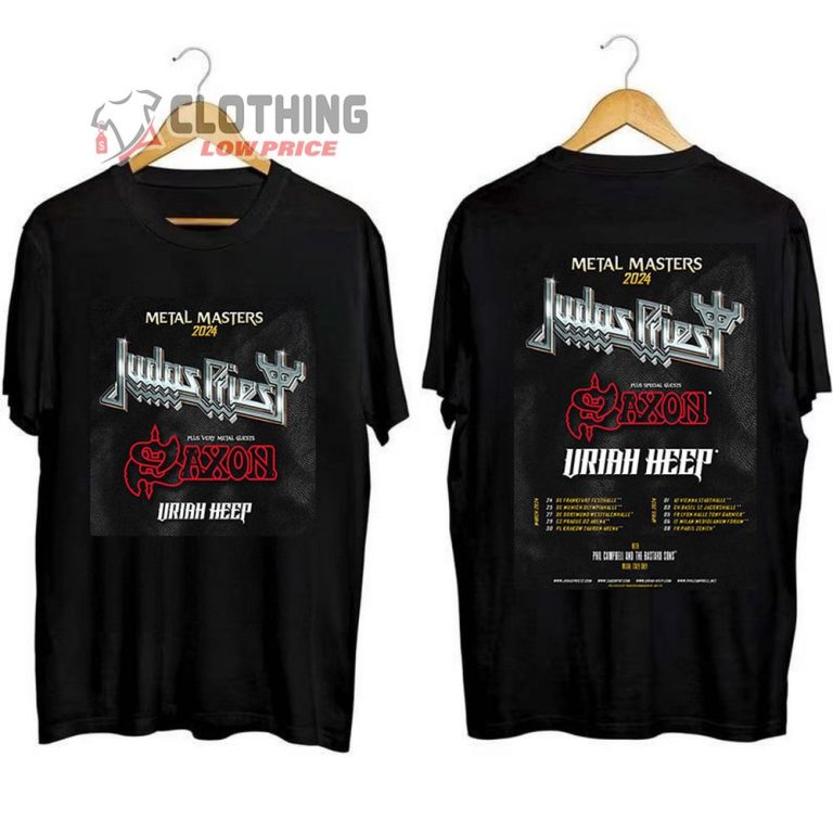 Judas Priest Uk Tour 2024 With Saxon And Uriah Heep Merch Metal Master   Judas Priest Uk Tour 2024 With Saxon And Uriah Heep Merch Metal Master 2024 Judas Priest Shirt Judas Priest Concert Tickets 2024 Live Tour Date T Shirt 768x768 