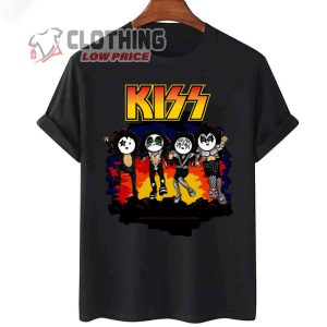 Kawaii Kiss Band Happy Halloween Sweatshirt, Kiss Band Outfits Merch, Kiss Band Halloween 2023 Shirt, Happy Halloween 2023 Merch