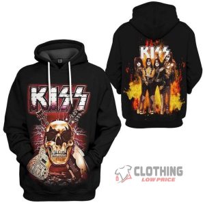 Kiss Band Members Merch, Kiss Band Skull Shirt, Kiss Rock Band Halloween Hoodie