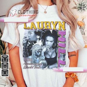 Lauryn Hill Rap T-Shirt, 25Th Anniversary Vintage Lauryn Hill Shirt, The Miseducation Of Lauryn Hill World Tour 2023 , Trending Rap Tee, Lauryn Hill Fan Gift