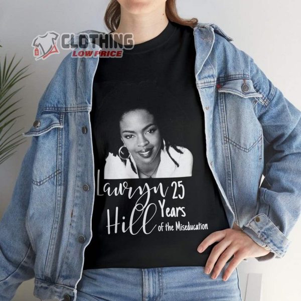 Lauryn Hill Shirt, The Miseducation 25Th Anniversary Tour Shirt, Lauryn Hill Rap Tee, Lauryn Hill Tour Merch, Fan Gift
