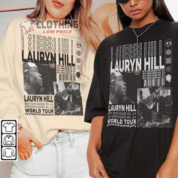 Lauryn Hill World Tour Shirt, Lauryn Hill Vintage Merch 2023, The Miseducation Of Lauryn Hill World Tour Shirt, Ms Lauryn Hill Shirt, Lauryn Hill Tee Gift