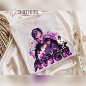 Legend Avicii Tribute Concert Shirt DJ Avicii Tshirt For Fan Avicii Tim Bergling Retro Shirt Vintage Avicii Tee 1