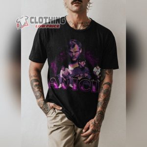 Legend Avicii Tribute Concert Shirt DJ Avicii Tshirt For Fan Avicii Tim Bergling Retro Shirt Vintage Avicii Tee 3